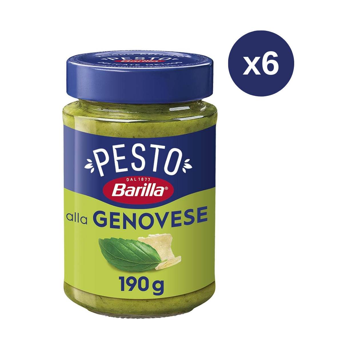 Barilla Pesto alla Genovese – %100 İtalyan Fesleğeniyle Pesto Sos 6 LI ÖZEL PAKET