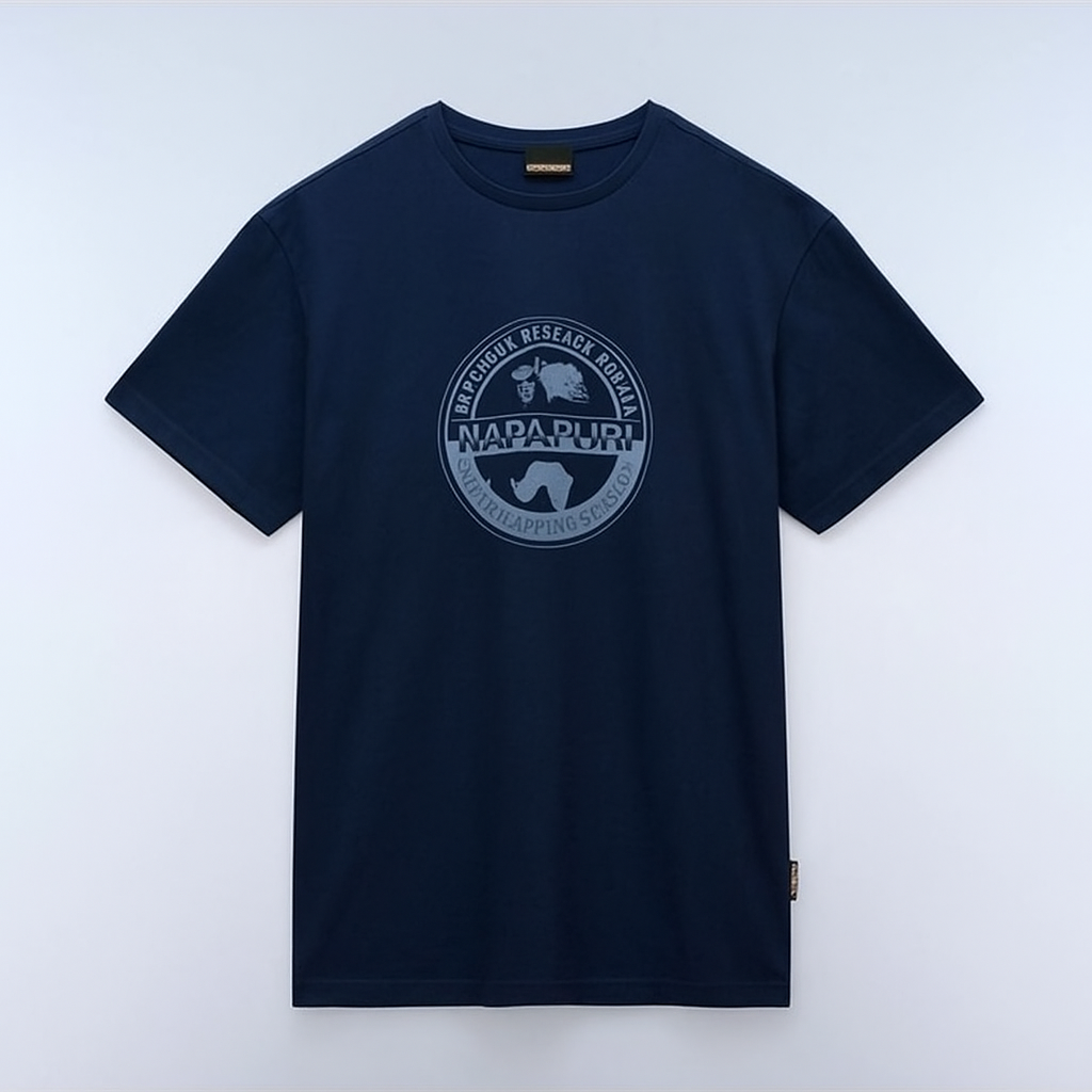 Napapijri S-Bollo Short Sleeve T-shirt Mavi