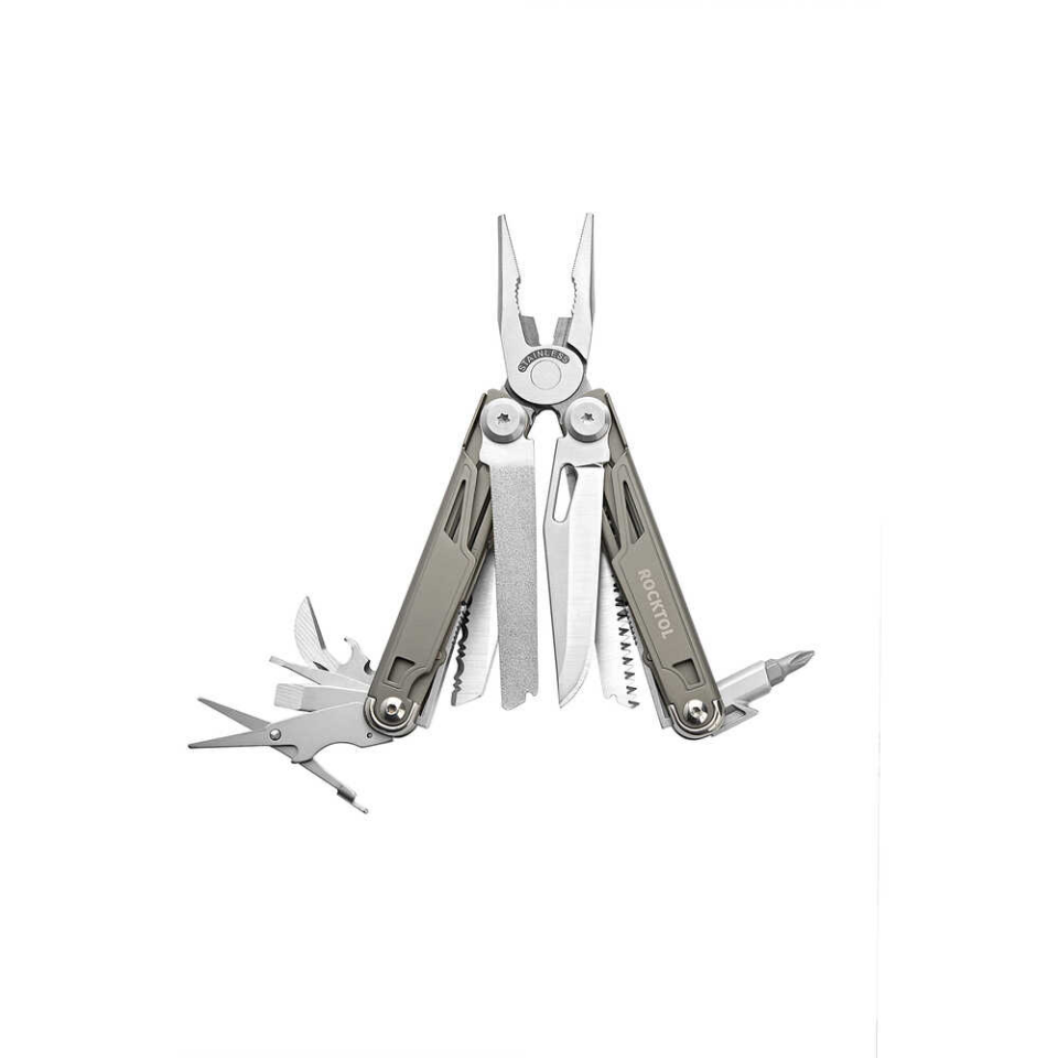 Rocktol SK02 19 Fonksiyonlu Multitool Pense Kılıflı