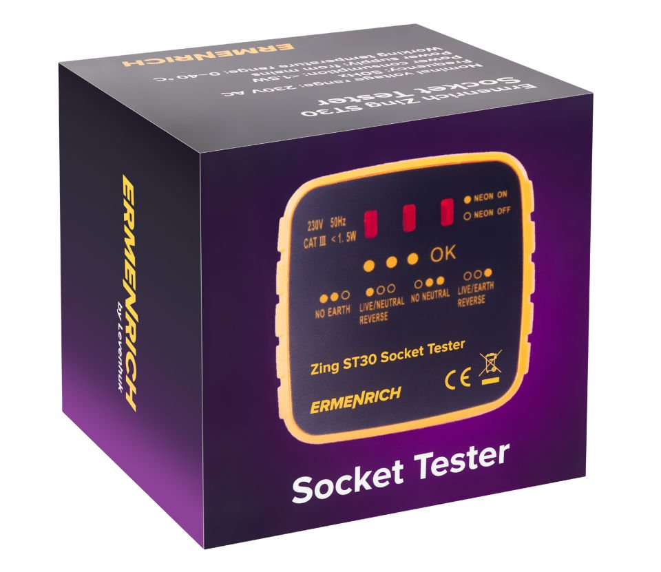 Ermenrich Zing ST30 Priz Test Cihazı