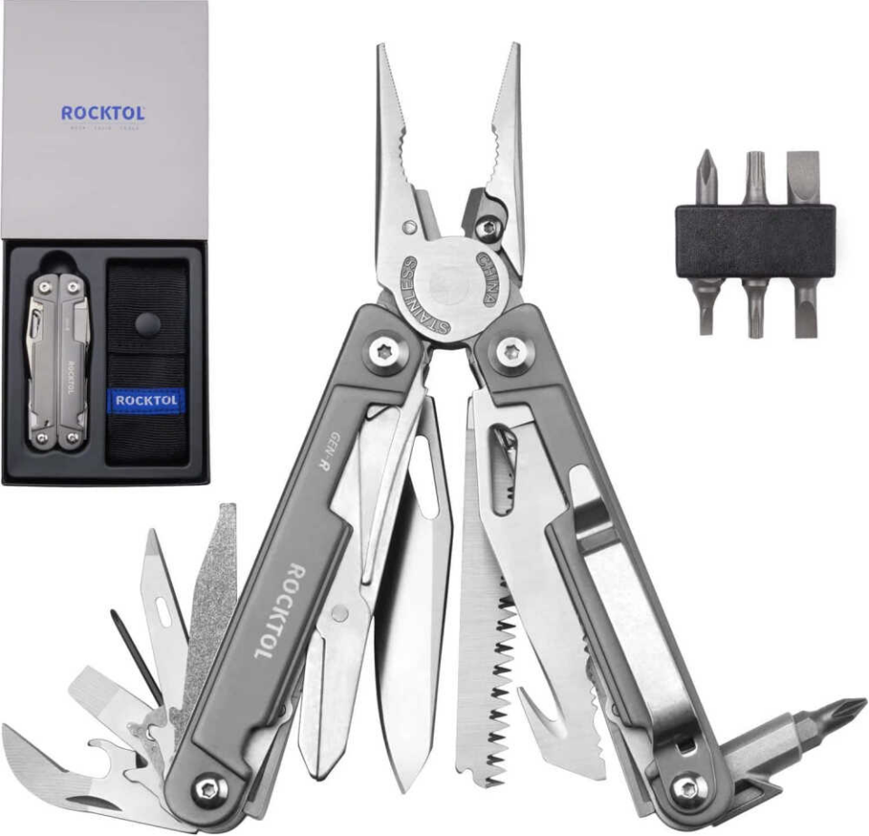 Rocktol GEN-R 27 Fonksiyonlu Multitool Pense Kılıflı