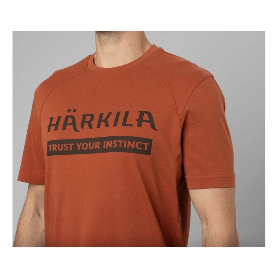 Härkila Logo SS T-Shirt - Arabian Spice