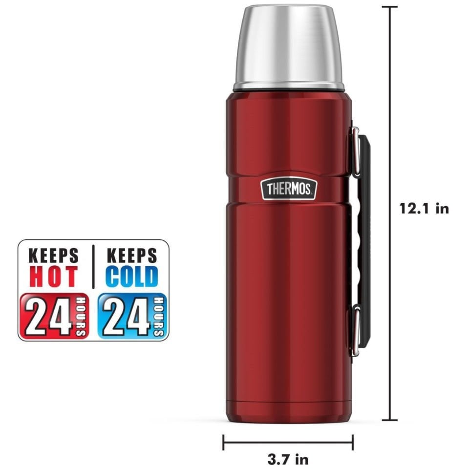 THERMOS SK2010 STAINLESS KING LARGE 1.2L CRANBERRY 140936