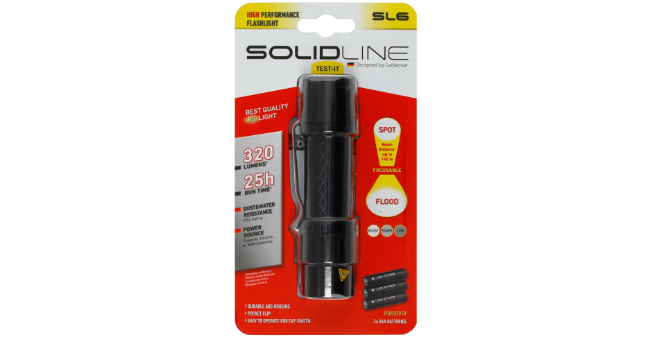 Solidline SL6 El Feneri 320 lümen
