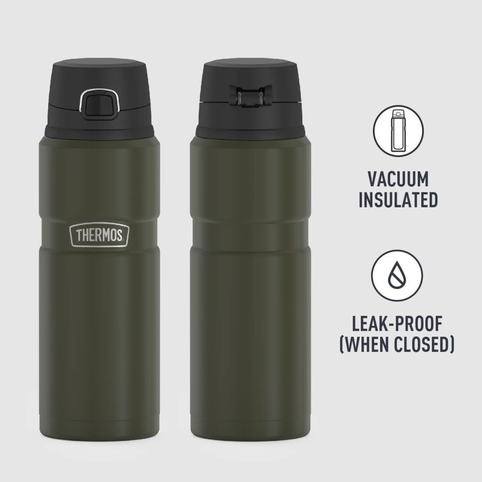 Thermos SK 4000 King Series 710 ml. Çelik Hand Mug Termos Haki