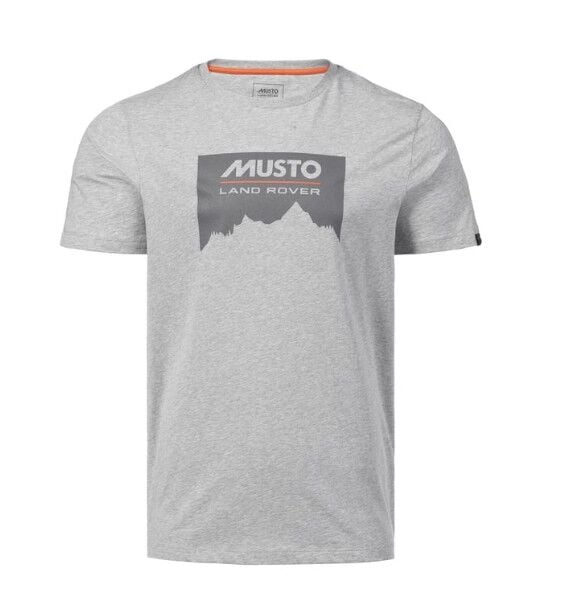 Musto Land Rover Logo  Mens T-Shirt Gri