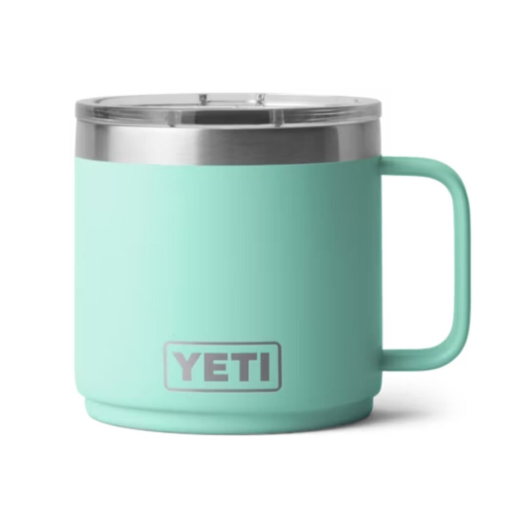 YETI Rambler 414 ml Magslider Kapaklı Kamp Kupası – Paslanmaz Çelik Açık Yeşil