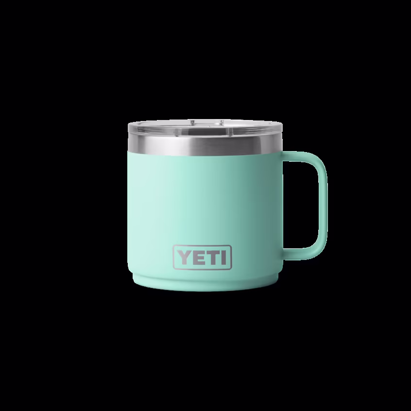 YETI Rambler 414 ml Magslider Kapaklı Kamp Kupası – Paslanmaz Çelik Açık Yeşil