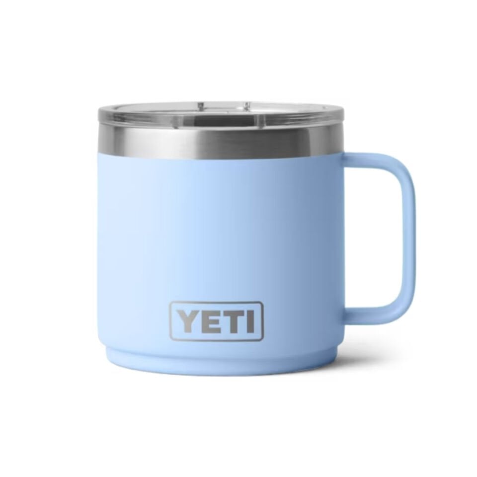 YETI Rambler 414 ml Magslider Kapaklı Kamp Kupası – Paslanmaz Çelik Big Sky Blue
