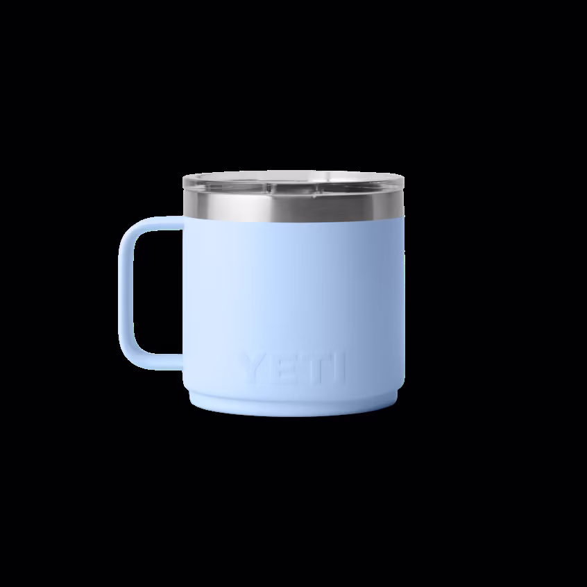 YETI Rambler 414 ml Magslider Kapaklı Kamp Kupası – Paslanmaz Çelik Big Sky Blue