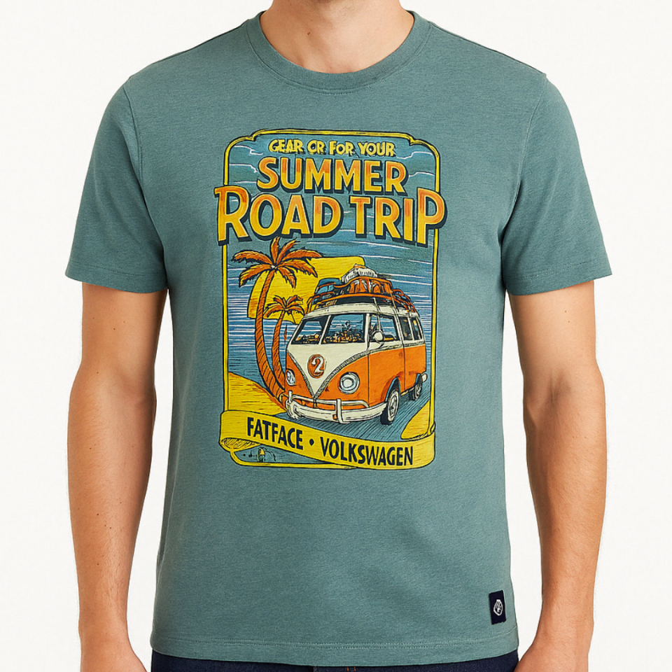 Fatface Volkswagen Summer Road Trip Tshirt