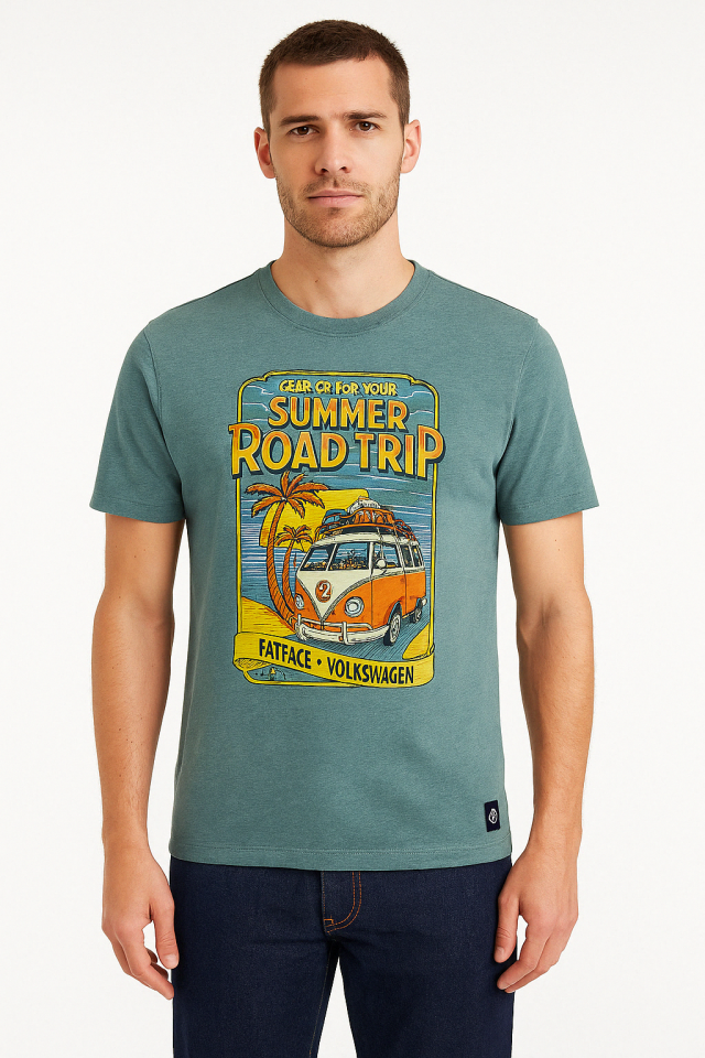 Fatface Volkswagen Summer Road Trip Tshirt