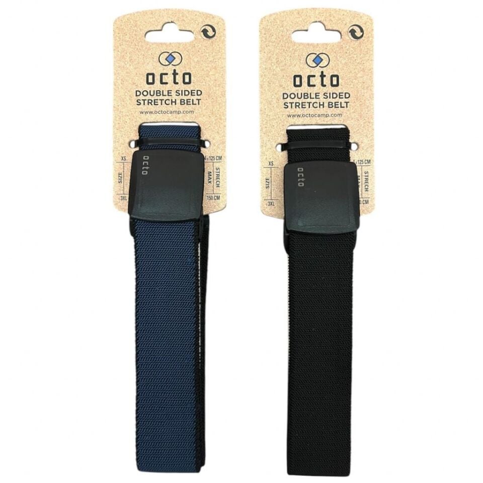 Octo İndigo/Siyah/Siyah Toka Stretch Kemer