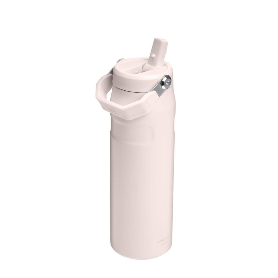 Stanley The IceFlow Flip Straw 2.0 Pipetli Termos Bardak 0,70 LT - Pembe Rose Quartz