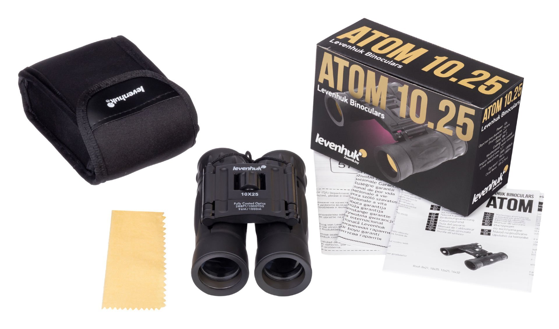 Levenhuk Atom 10x25 Binoküler Dürbün
