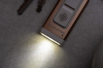 Led Lenser K6R Safety ( Acil Durum Alarm ) 400 Lümen Anahtarlık Fener Gold