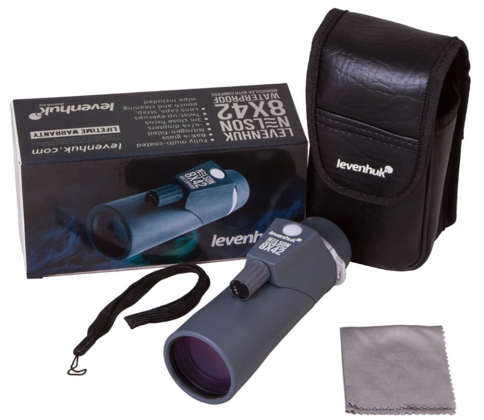 Levenhuk Nelson 8x42 Artıkıllı ve Pusulalı Monoküler Dürbün