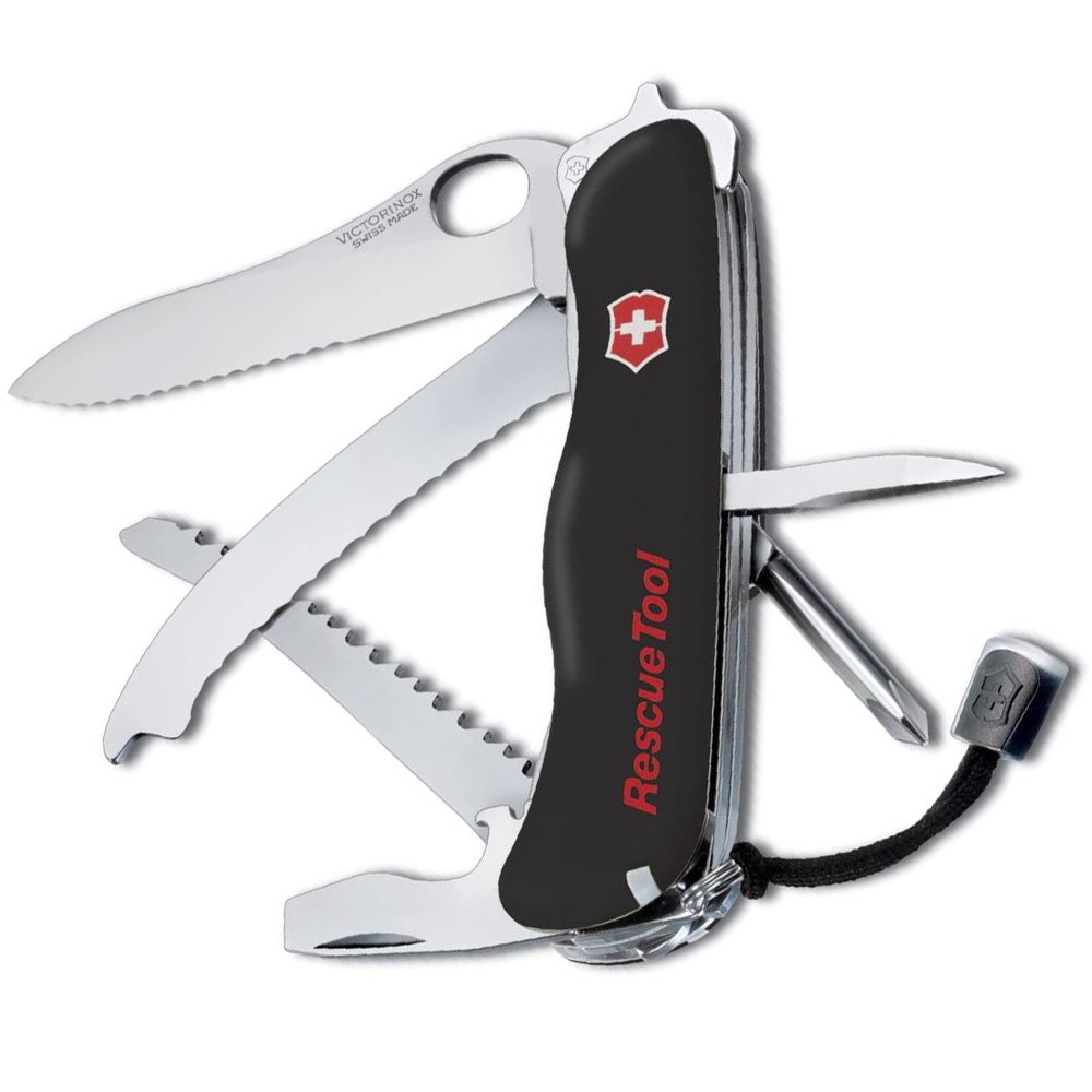Victorinox 0.8623.MWN.3 RescueTool Siyah One Hand Çakı
