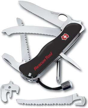 Victorinox 0.8623.MWN.3 RescueTool Siyah One Hand Çakı