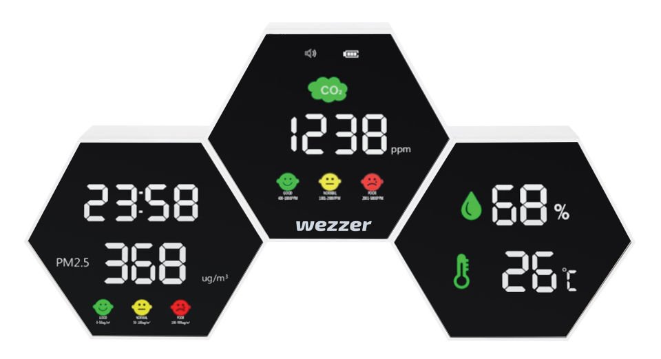 Levenhuk Wezzer Air PRO DM50 Hava Kalitesi Monitörü