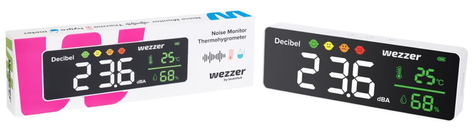 Levenhuk Wezzer Teo TH70 Kirlilik Monitörü Termo Higrometre