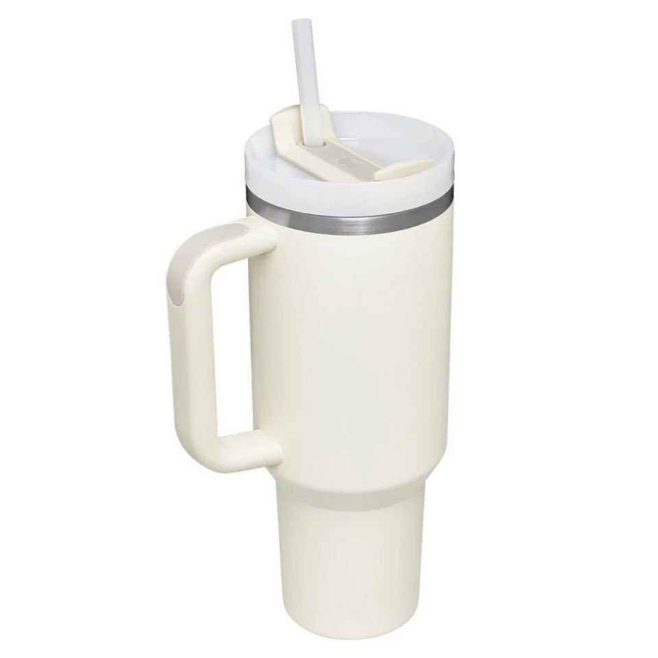 Stanley Quencher Pipetli Termos Bardak 1.18 Lt 1,18 LT - Krem
