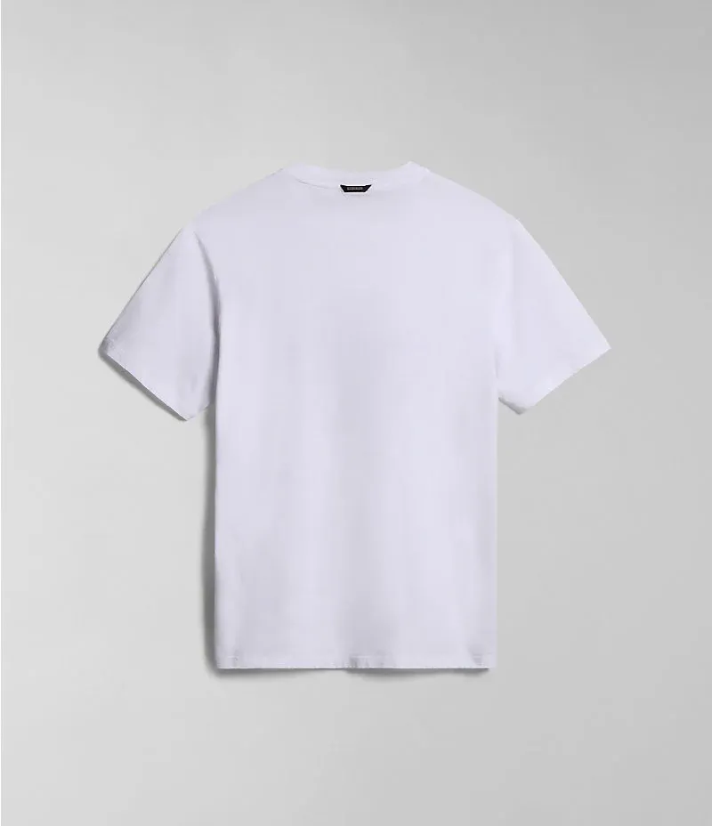 Napapijri S-Bollo Short Sleeve T-shirt Beyaz