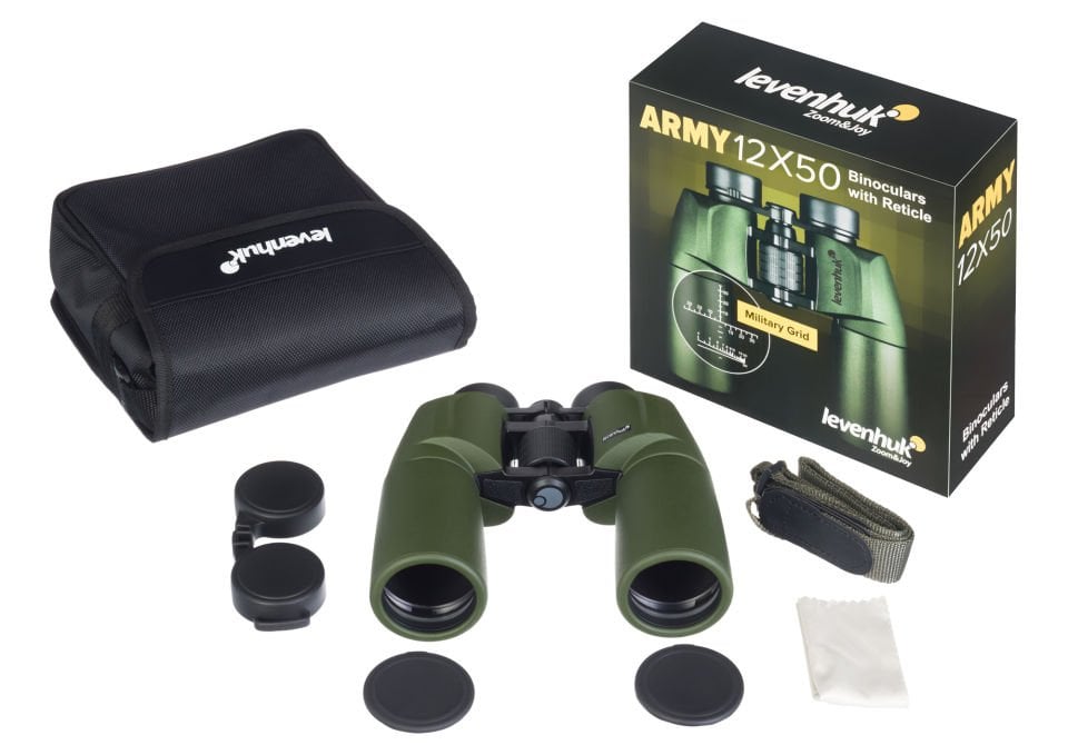 Levenhuk Army 12x50 Artıkıllı Binoküler Dürbün