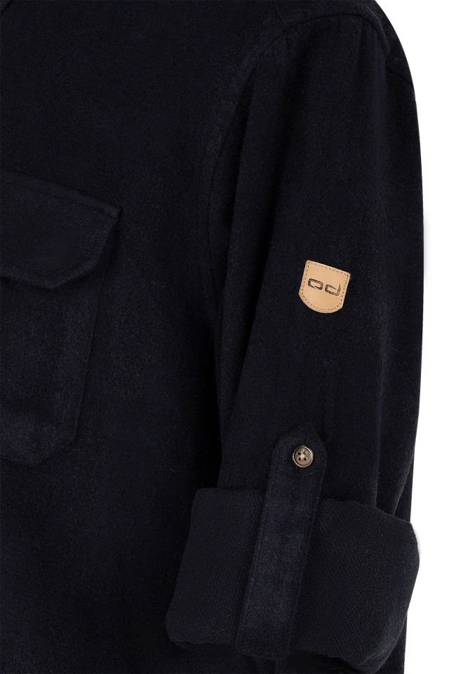 OD WNTR Flannel Oduncu Gömleği Yumuşak Tuşe Lacivert - Medium BEDEN