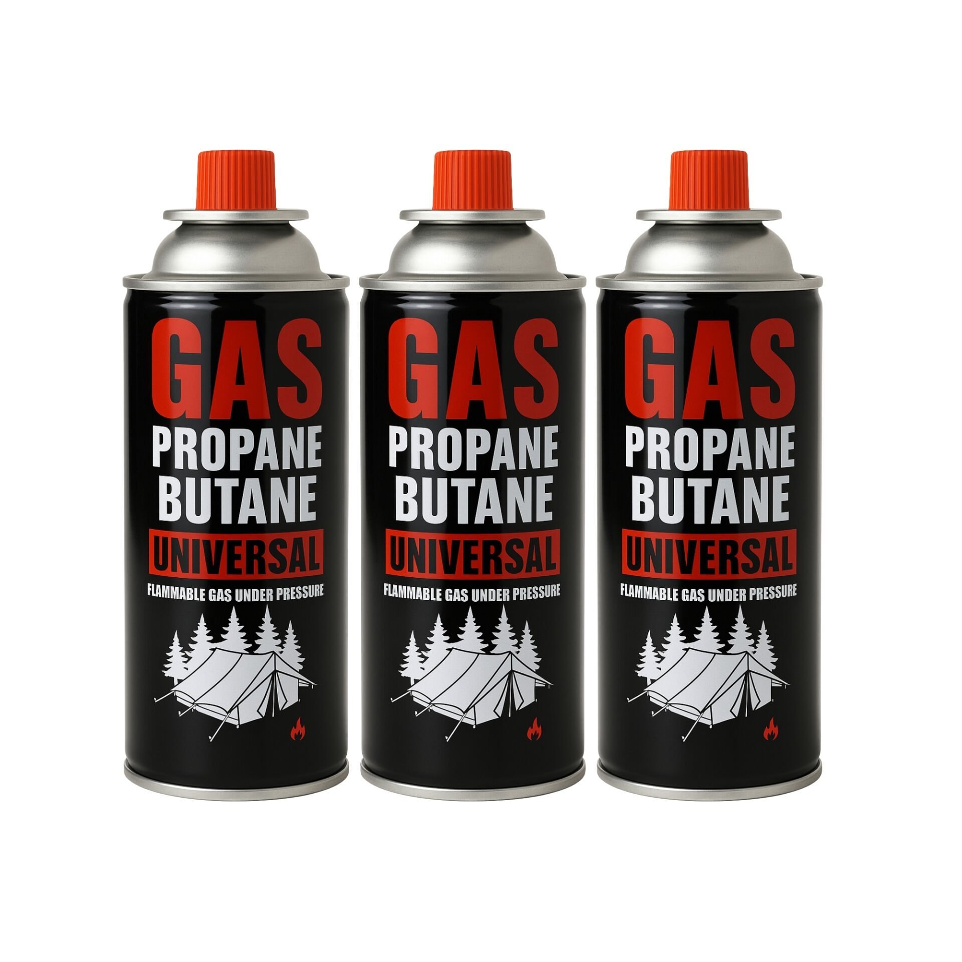 Wilderix 227 gr Propan-Butan Kamp Gazı Kartuşu - 3 Adet