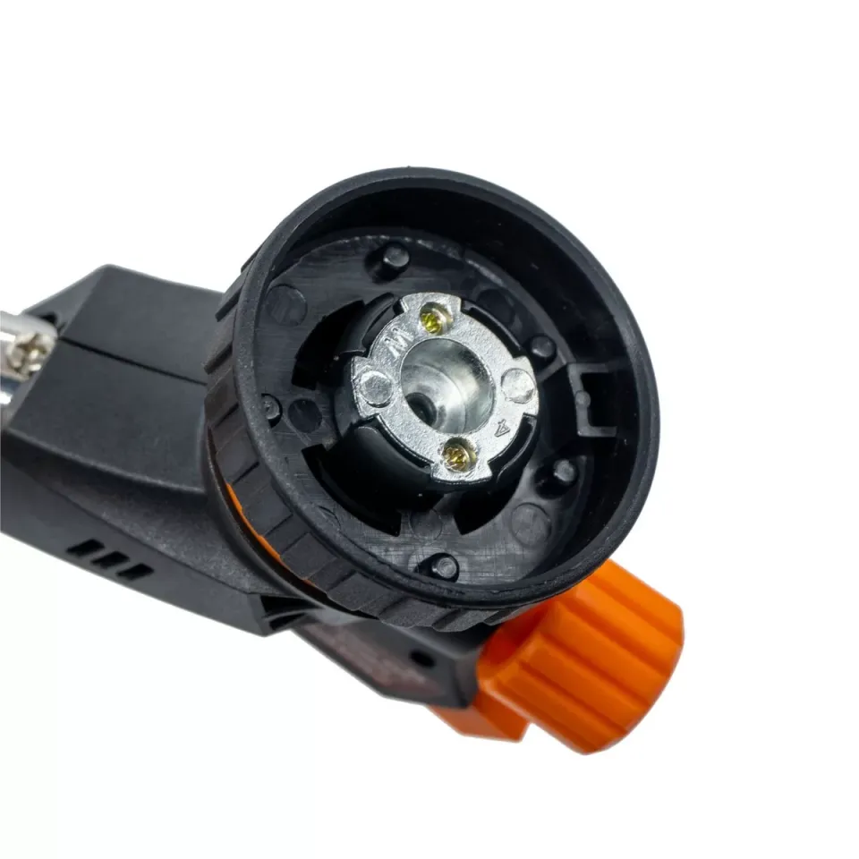 Wilderix WRX-509 Butan Gaz Torch Başlığı (Kamp Pürmüzü) – Piezo Ateşlemeli, Alev Ayarlı