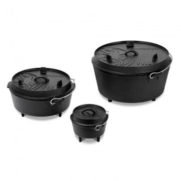 Petromax Dutch Oven FT6 Döküm Tencere ( Ayaklı Taban )