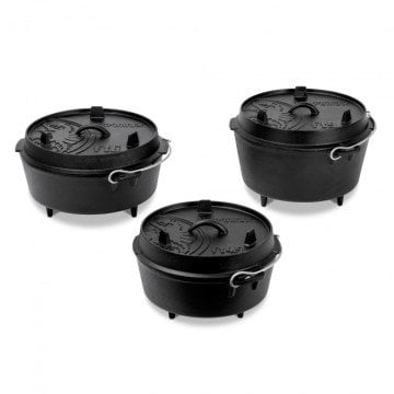 Petromax Dutch Oven FT9 Döküm Tencere ( Ayaklı Taban )