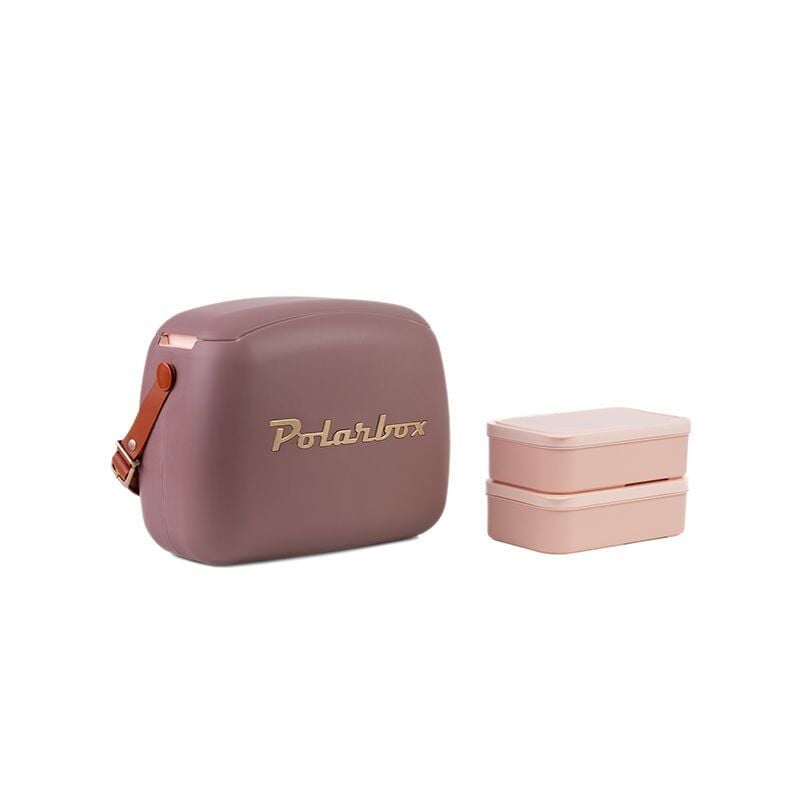 Polarbox Cooler 6 LT - MAUVE GOLD Yemek Termosu Çift Katman