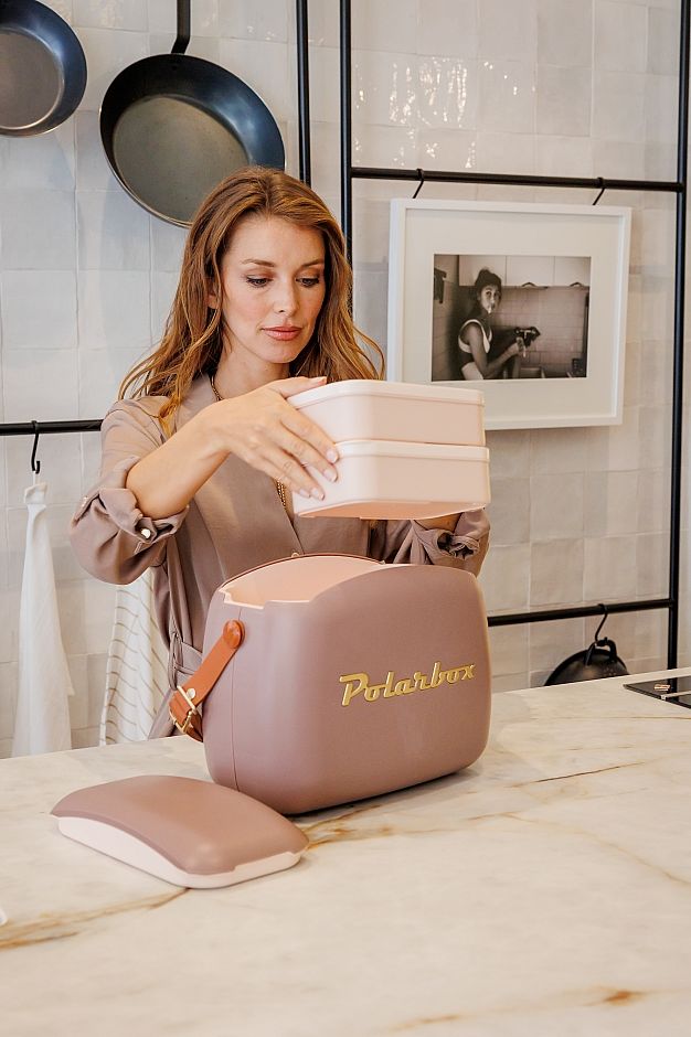 Polarbox Cooler 6 LT - MAUVE GOLD Yemek Termosu Çift Katman