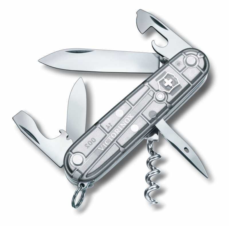 Victorinox 1.3603.T7 Spartan SilverTech Şeffaf Gümüş Çakı
