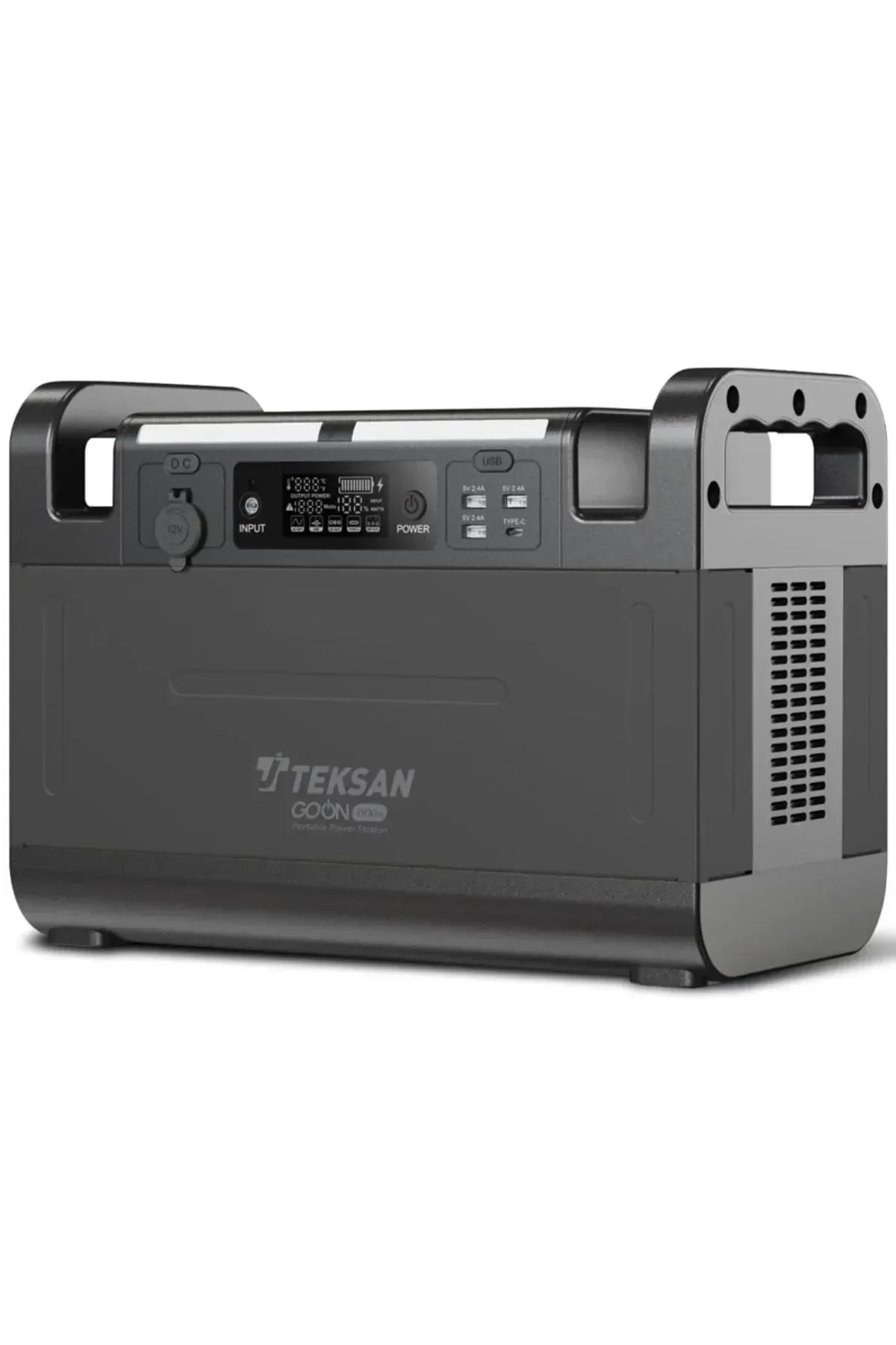 Teksan GO ON 1500W Taşınabilir Güç İstasyonu | 1210Wh LiFePO4, Saf Sinüs, Solar Uyumlu