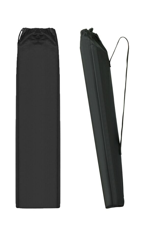 Wilderix Alüminyum Katlanabilir Kamp & Piknik Masası – Siyah, Geniş Model (66 × 47 × 51 cm)