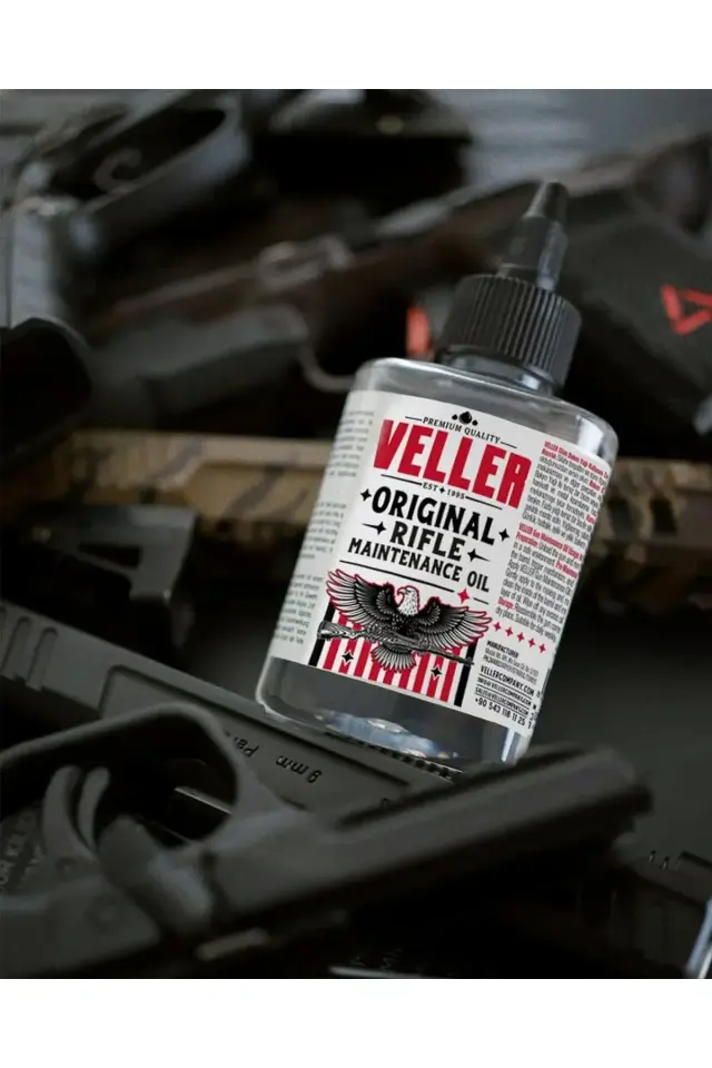 Veller Original Rifle Maintenance Oil 100ml – Profesyonel Silah Bakım ve Koruma Yağı