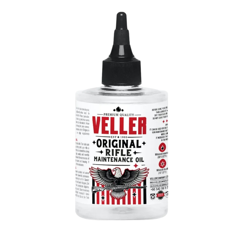Veller Original Rifle Maintenance Oil 100ml – Profesyonel Silah Bakım ve Koruma Yağı