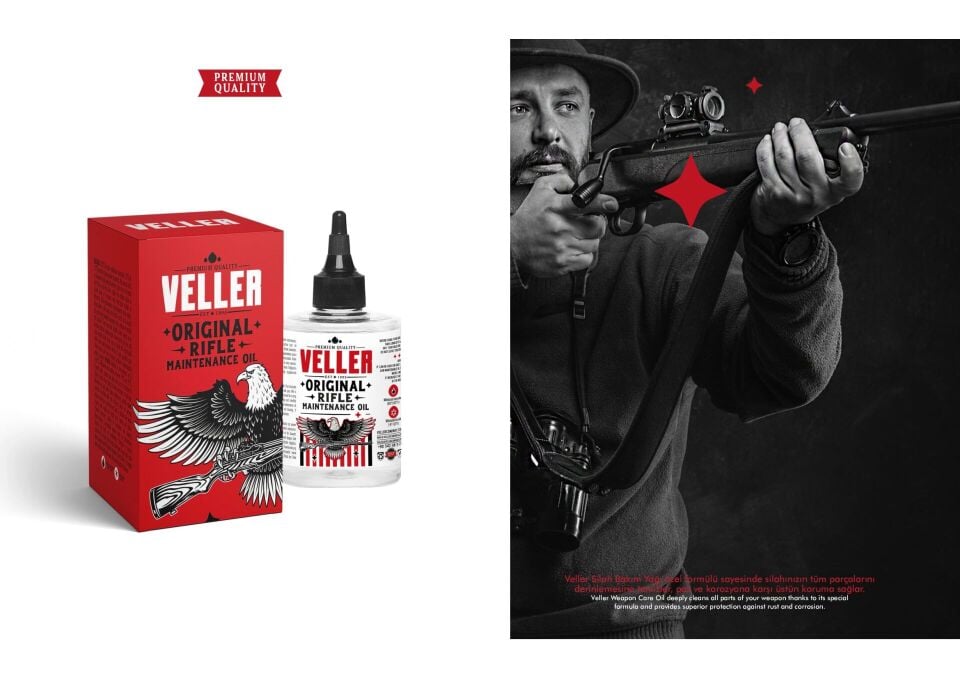 Veller Original Rifle Maintenance Oil 100ml  X 2 li Paket